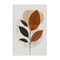 Stupell Industries Autumnal Neutral Leaves Canvas Wall Art Design by LSR Design Studio